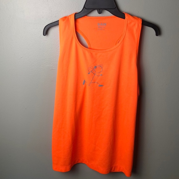 Baw Athletic orange racer back  tank L - Picture 1 of 7